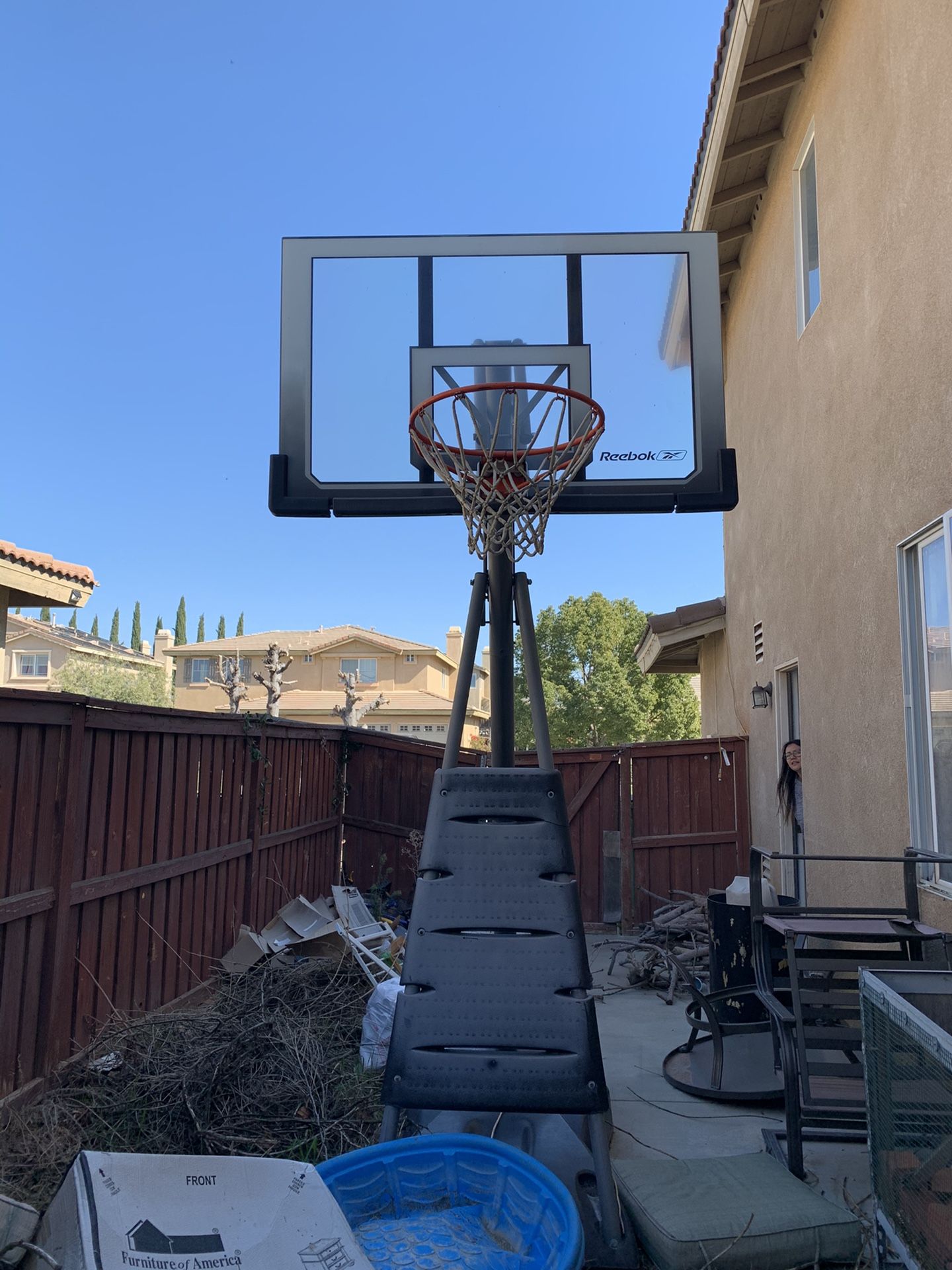 Reebok basketball hoop