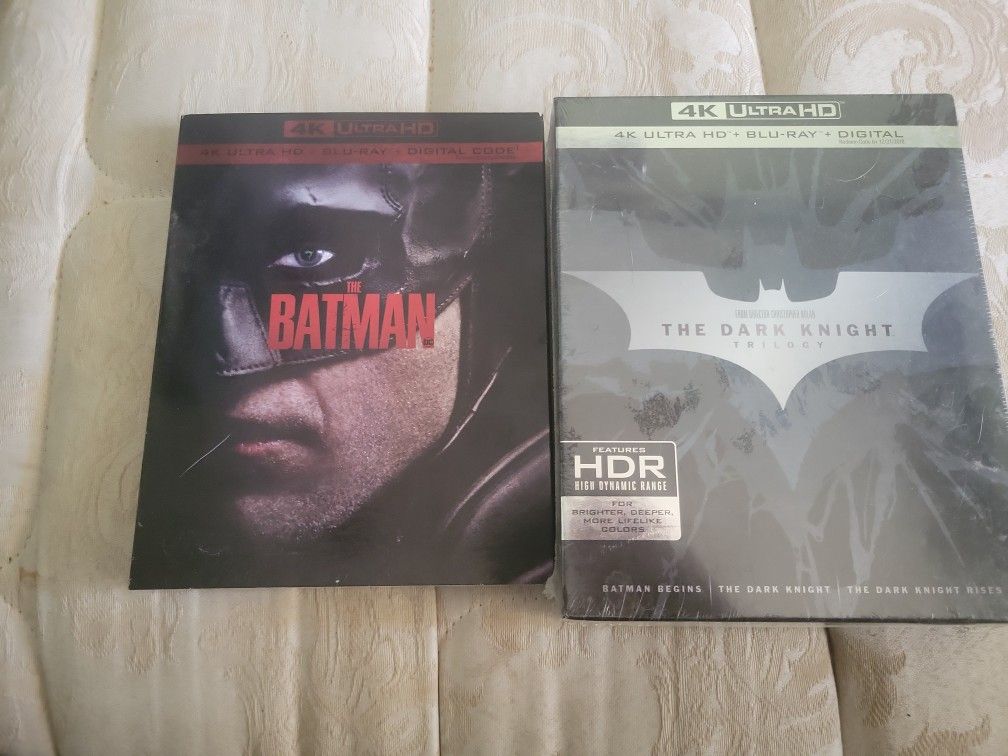4k Movies Brand New Batman And The Dark Knight Trilogy