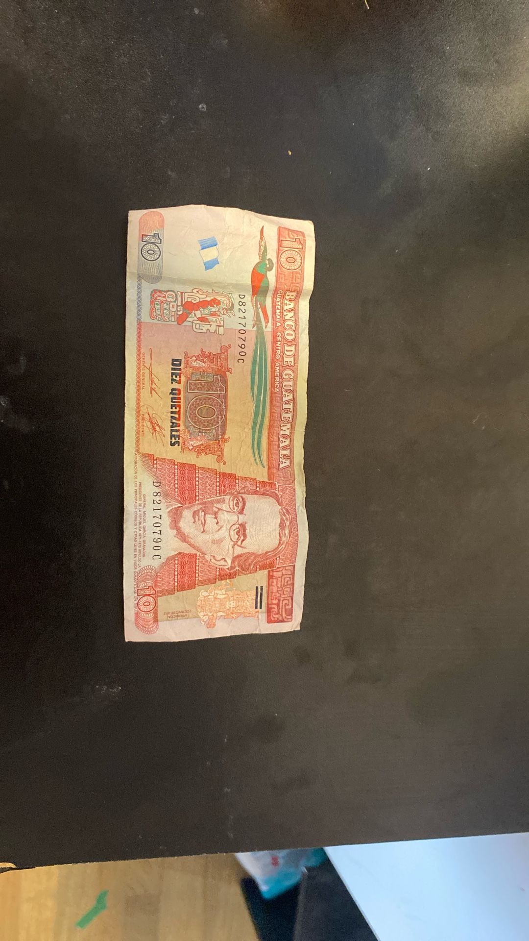 Guatemala Money 10$ Bill