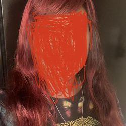 Human hair wig in good condition , others listed 