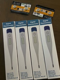 Pack of 4 thermometers