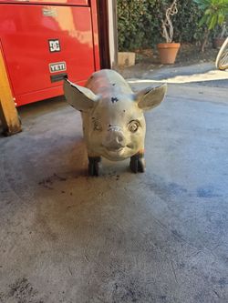 Pre 1970s butcher counter top composite pig
