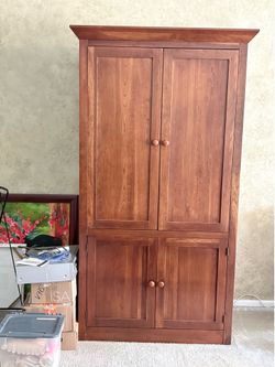 MUST SELL NY 6/17 — Ethan Allen Solid Cherry Cabinet