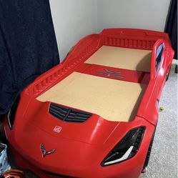 Corvette Car Frame Bed For Kids 