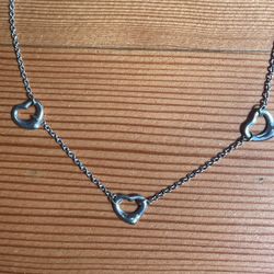 2 Tiffany’s Elsa Peretti Heart Necklaces
