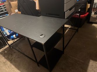 L shape desk