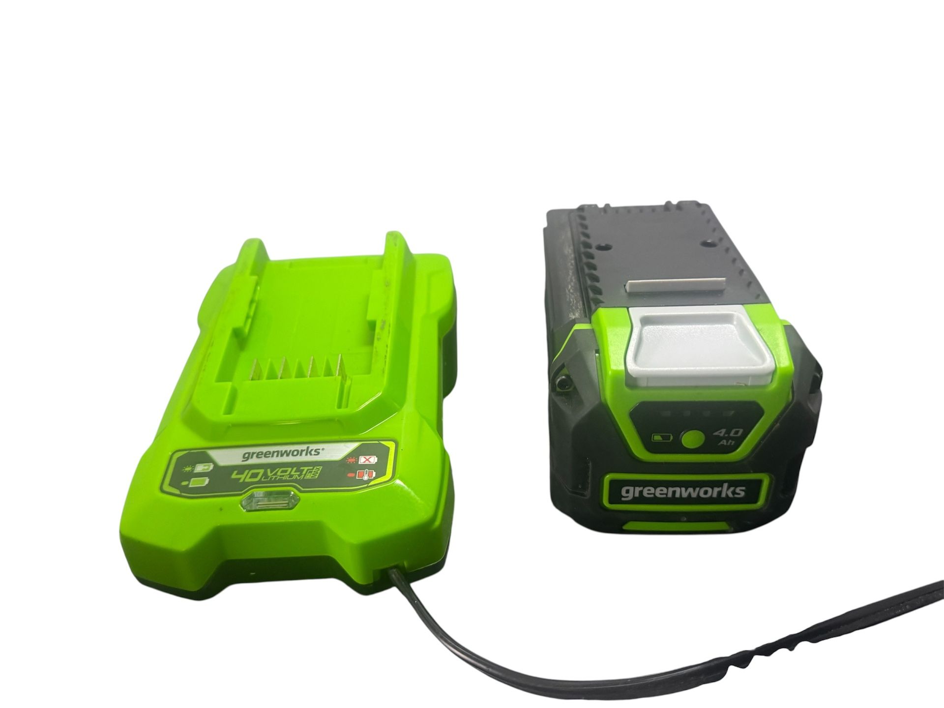 GREENWORKS [BAF724] GENUINE 40V MAX 4.0AH LITHIUM-ION BATTERY & CHARGER
