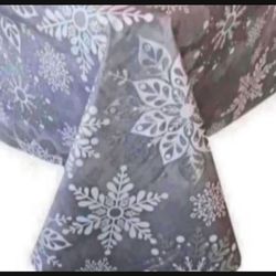 Gray table cover brand new  60”x120”