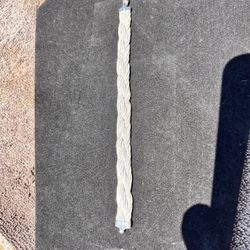 Braided Women’s Herringbone, Italian Silver Bracelet