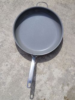 GreenPan Ceramic Nonstick Skillet with Helper Handle