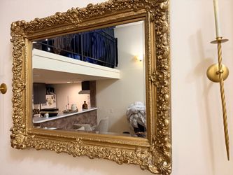 Antique  gold mirror
