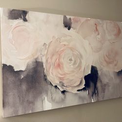 Flower Canvas Wall Art 