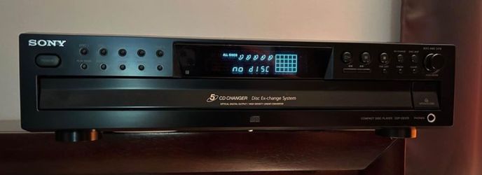 Sony CDP-CE375 CD Changer 5 Compact Disc Player HiFi Stereo Vintage Home Audio with Remote
