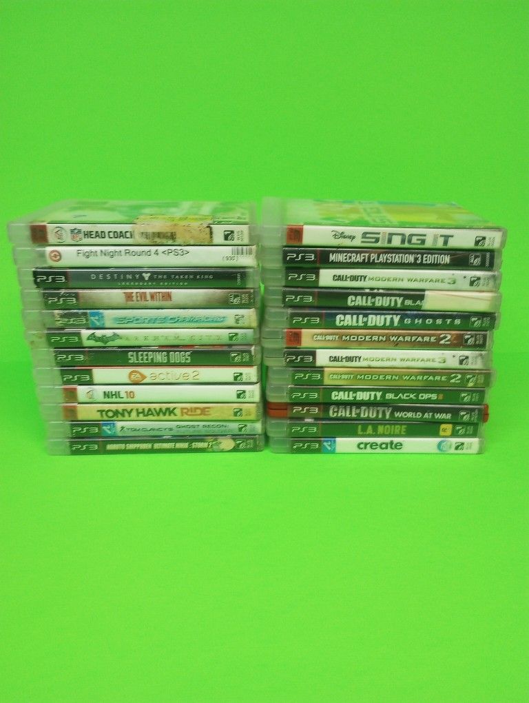Ps3 Games All For 100$