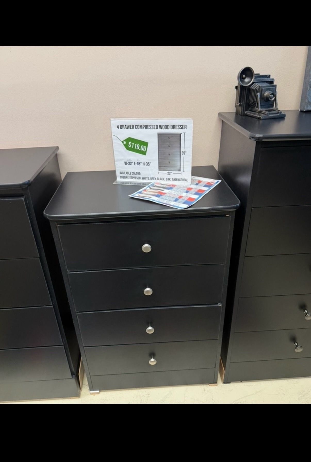 4 drawer dresser