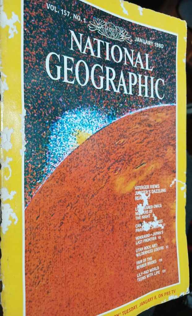 Complete Collection of National Geographic Magazines 1980 – 12 Volumes with Maps