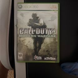 Xbox 360 Call Of Duty Modern Warfare 4