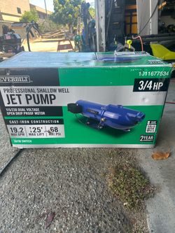 Everbilt 3/4 HP Shallow Well Jet Pump