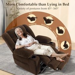 Power Recliner Chair With Lift And Massage 