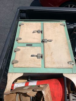 Antique Eskimo ice box