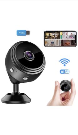 Mini DIY Wireless Security Camera, Rechargeable Battery.Night Vision!
