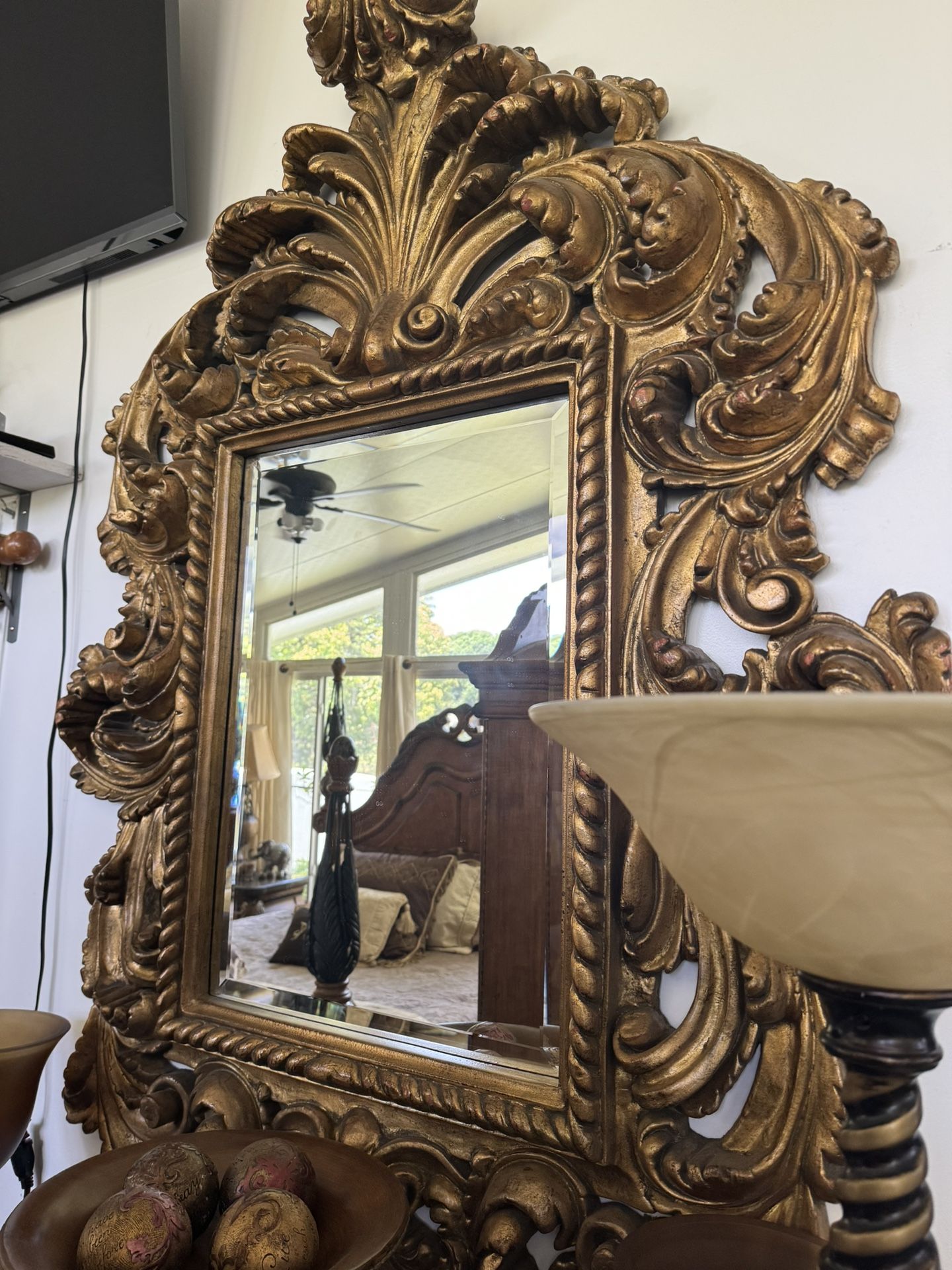 Tracy Has! A Gorgeous, Large Decorative Mirror.