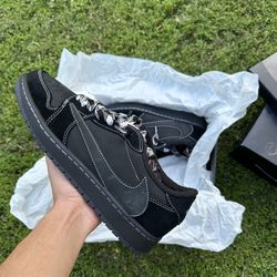 Air Jordan 1 Low Black Phantom TS 