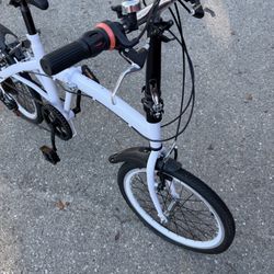 20 inch Folding Bike with 7 Speed Gears Foldable Bicycle Adjustable Seat MTB Bicycle