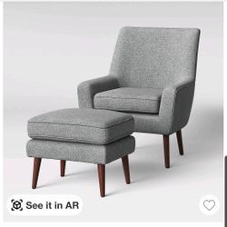 Accent Chair With Ottoman New 200.00 