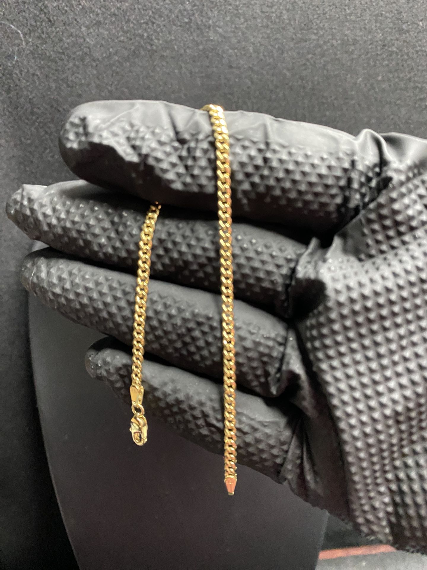 10k Gold Miami Cuban Bracelet 8”