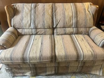 Upholstered 2 seat couch