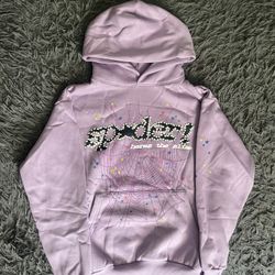 -Purple Sp5der Hoodie