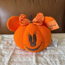 Disney Aldi Minnie Mouse Pumpkin Plush Stuffed Halloween 2026