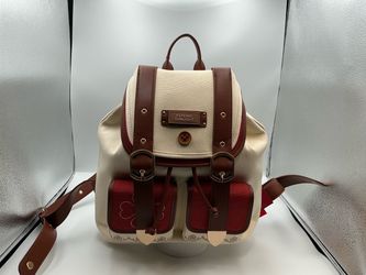 Fleeing Sunlight Series Canvas and Leather Backpack