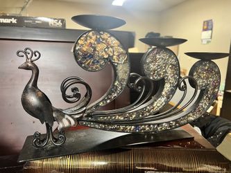  Beautiful Peacock Candle Holder 