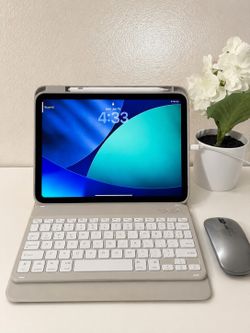 🔥 iPad A16 128GB Bundle | Keyboard Case, Pen & Mouse Included