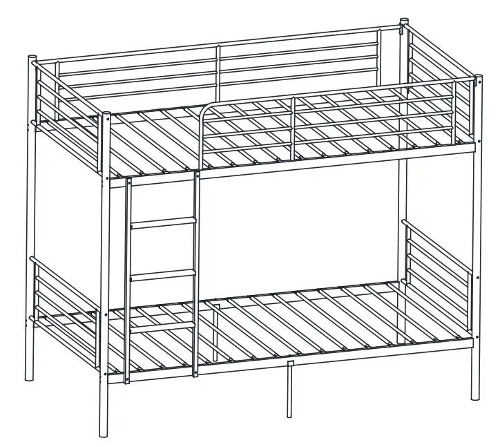Metal Twin Bed