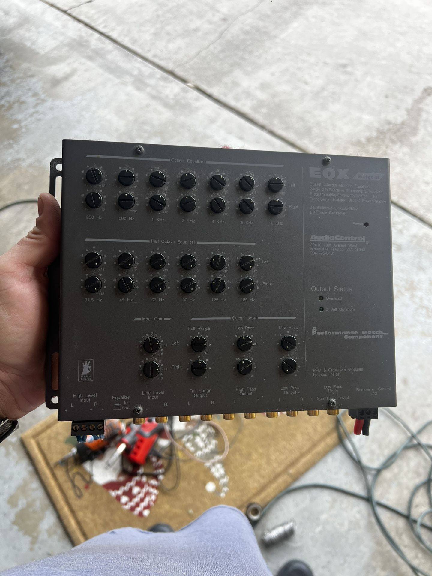 Audiocontrol Eqx Equalizer