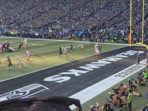 2 Seahawk vs Earl Thomas and the Ravens section 100 row G!