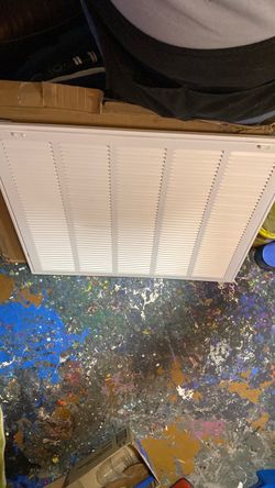 HVAC filter register