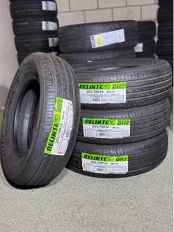205/70/16 Delinte New tires installed and balanced