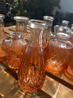 32pcs. Glass bud vases