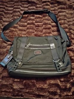 Men's Black Tumi Alpha Bravo Messenger Bag
