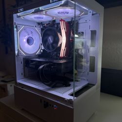 White Gaming Pc Computer Desktop RTX 4060 / Ryzen 5 4500