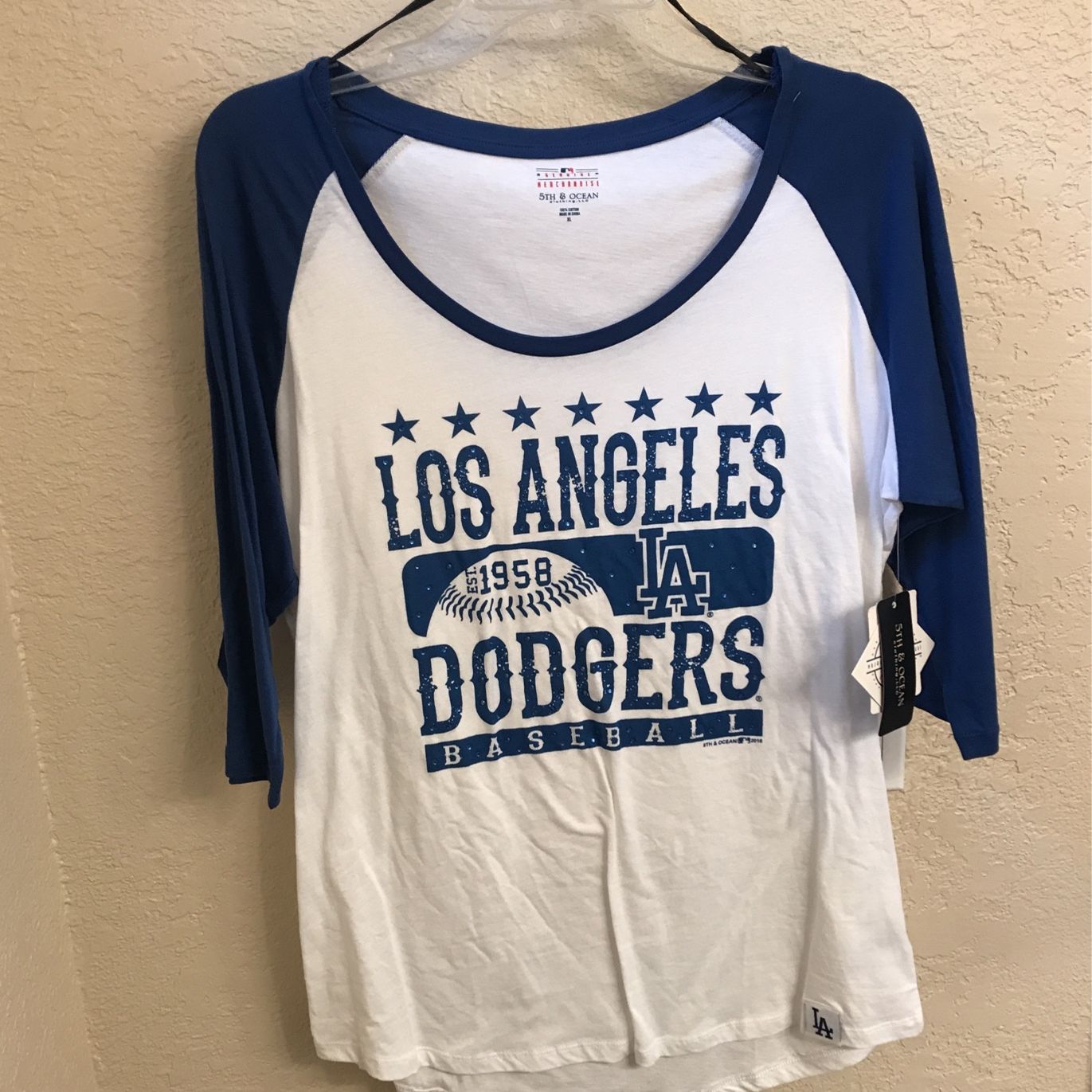Women’s XL LA Dodgers Baseball Tee - NWT