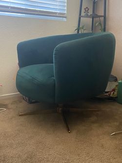 Swivel Suede Chair OBO