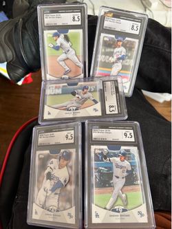 2024 Topps 50/50 Shohei Ohtani CGC graded slabs