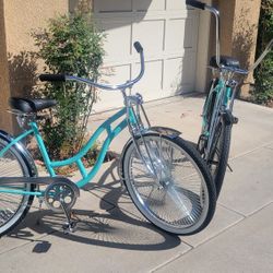 26" His And Hers Beach Cruiser