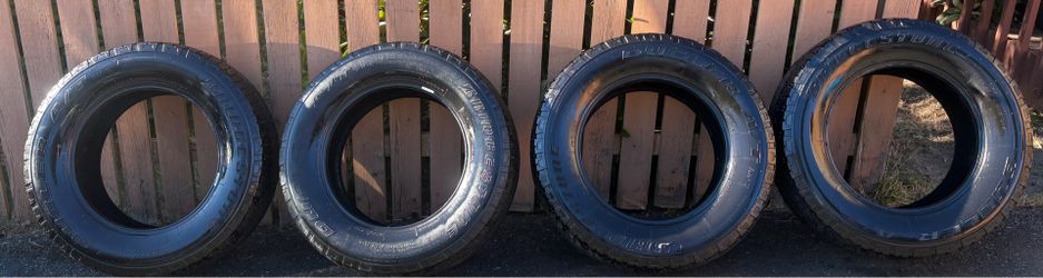 Set of Four Bridgestone Dueler A/T RH-S P265/65R18 Tires