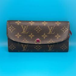 Monogram Emilie Wallet Vintage. Authentic 